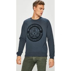Pepe Jeans - Bluza Gaby. Niebieskie bluzy męskie Pepe Jeans, m, z nadrukiem, z bawełny, z okrągłym kołnierzem, bez rękawów, bez kaptura. W wyprzedaży za 159,90 zł.