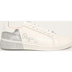 Pepe Jeans - Buty Brompton Sequins. Żółte buty sportowe damskie Pepe Jeans, bez wzorów, z jeansu, sportowe. W wyprzedaży za 259,90 zł.