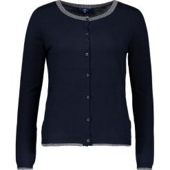 Kardigan "Lurex tipping" w kolorze niebieskim. Niebieskie kardigany damskie Tom Tailor, s, bez wzorów. W wyprzedaży za 90,95 zł.