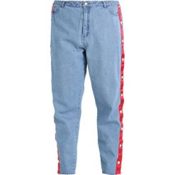 Jeansy damskie: Daisy Street Plus POPPER MOM Jeansy Relaxed Fit mid blue