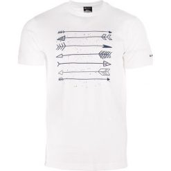 Koszulki sportowe męskie: Hi-tec Koszulka męska Skote White/navy r. XL