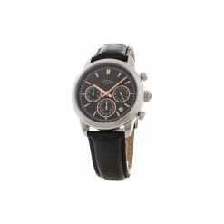 ZEGAREK ROTARY MONACO GS02876/04. Czarne zegarki męskie marki ROTARY, ze stali. Za 990,00 zł.