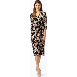 LAUREN RALPH LAUREN - Sukienka damska, czarny. Czarne sukienki damskie Lauren Ralph Lauren, w paski, bez kołnierzyka, bez rękawów, kopertowe. Za 799,95 zł.