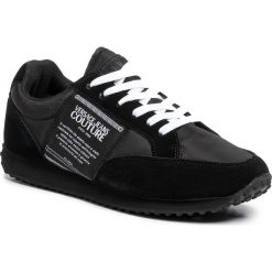 Sneakersy VERSACE JEANS COUTURE - E0YUBSE4 71243 899. Czarne sneakersy męskie Versace Jeans Couture, bez wzorów, z jeansu, bez zapięcia. Za 509,00 zł.