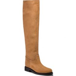Muszkieterki L37 - Mr Jones Maxi SN18 Brown. Pomarańczowe kozaki damskie L37, ze skóry, bez obcasa, na obcasie, bez zapięcia. W wyprzedaży za 529,00 zł.