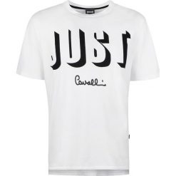 Just Cavalli T-shirt. T-shirty męskie Roberto Cavalli, bez wzorów, z bawełny, z okrągłym kołnierzem. Za 249,00 zł.