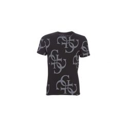T-shirty z krótkim rękawem Guess CN SS ALL OVER G TEE. Czarne t-shirty męskie Guess, s, z aplikacjami, bez kołnierzyka, krótkie. Za 159,00 zł.