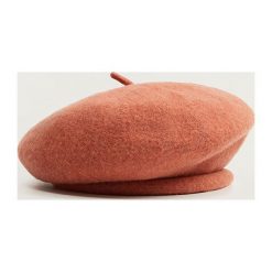 Mango - Beret Miranda. Czarne czapki damskie Mango, z wełny. Za 69,90 zł.