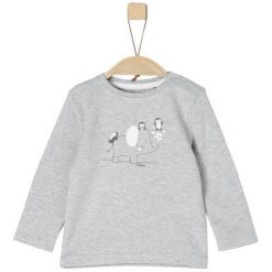 S.Oliver Koszulka Chłopięca Z Nadrukiem 62 Szary. Szare t-shirty chłopięce z nadrukiem marki S.Oliver. Za 39,00 zł.