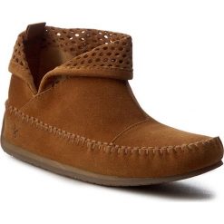 Botki EMU AUSTRALIA - Ghostgum W11431 Hazelnut. Brązowe botki damskie na obcasie marki EMU Australia, z materiału. W wyprzedaży za 309,00 zł.