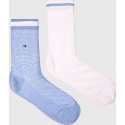 Tommy Hilfiger - Skarpetki (2-pack). Szare skarpetki damskie TOMMY HILFIGER, z bawełny. W wyprzedaży za 39,90 zł.
