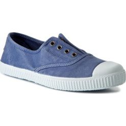 Trampki BIG STAR - Y273002 Blue. Niebieskie półbuty damskie marki BIG STAR, na co dzień, bez wzorów, z gumy, retro, bez obcasa, bez zapięcia. Za 129,00 zł.