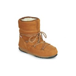 Śniegowce Moon Boot MOON BOOT LOW SUEDE WP. Pomarańczowe śniegowce damskie Moon Boot, bez zapięcia. W wyprzedaży za 552,30 zł.