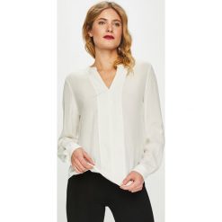 Tommy Hilfiger - Koszula. Szare koszule damskie TOMMY HILFIGER, s, z wiskozy, ze stójką, z długim rękawem. Za 359,90 zł.