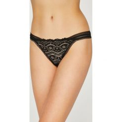 Undiz - Stringi Steeviz. Czarne majtki damskie marki Undiz, s, bez wzorów, z elastanu. W wyprzedaży za 29,90 zł.