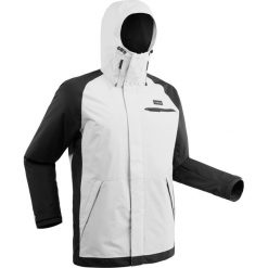 Kurtka snowboardowa i narciarska SNB JKT 100 męska. Szare kurtki męskie DREAMSCAPE, s, bez wzorów, z poliesteru, bez kaptura, narciarskie. Za 219,99 zł.