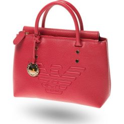 TOREBKA Emporio Armani. Czerwone torebki klasyczne damskie Emporio Armani, bez wzorów, ze skóry ekologicznej, bez dodatków. Za 719,00 zł.