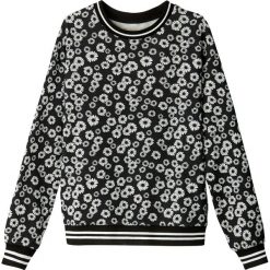 Bluzy damskie: Bluza w stylu vintage w kwiaty
