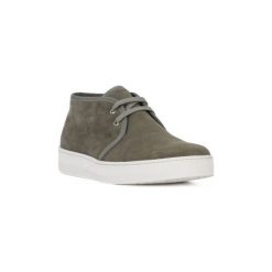 Buty Frau SUEDE SIEPE. Zielone trampki męskie marki Frau, bez wzorów, bez zapięcia. Za 299,81 zł.