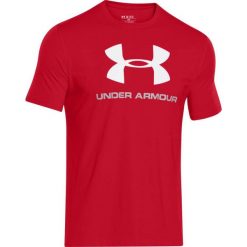 UA CC Sportstyle Logo Tee 1257615-600. Czerwone t-shirty męskie Under Armour, s, bez wzorów, z bawełny, bez kołnierzyka. W wyprzedaży za 99,99 zł.