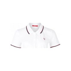 S.Oliver Koszulka Damska Polo 38 Biała. Białe bluzki damskie S.Oliver, s, z bawełny, polo. W wyprzedaży za 99,00 zł.