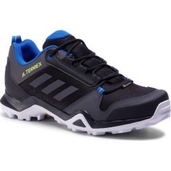 Buty adidas - Terrex Ax3 Gtx GORE-TEX EF3311 Core Black/Dgh Solid Grey/Signal Green. Czarne trapery męskie Adidas, ze skóry ekologicznej, bez zapięcia, trekkingowe, adidas terrex, gore-tex. Za 499,00 zł.
