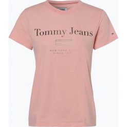 Tommy Jeans - T-shirt damski, czerwony. Czerwone t-shirty damskie marki Tommy Jeans, s, z napisami, z bawełny. Za 119,95 zł.