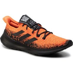 Buty adidas - Sensebounce + M Hireco/Cblack/Actora. Pomarańczowe buty sportowe męskie Adidas, z tworzywa sztucznego, bez zapięcia, do biegania. Za 399,00 zł.