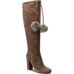 Kozaki MICHAEL KORS - Remi Boot 40F7REHB5S Taupe. Brązowe buty zimowe damskie Michael Kors, z materiału, na obcasie. W wyprzedaży za 819,00 zł.