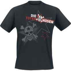 Die Toten Hosen Double Skull T-Shirt czarny. Czarne koszulki męskie marki Die Toten Hosen, l, bez wzorów, bez kołnierzyka. Za 79,90 zł.
