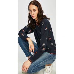 Scotch & Soda - Bluza. Niebieskie bluzy damskie Scotch & Soda, s, bez wzorów, z bawełny, bez rękawów, bez kaptura. W wyprzedaży za 299,90 zł.