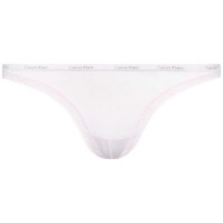 Stringi Calvin Klein Underwear 0000D3445E. Różowe stringi damskie Calvin Klein Underwear, m, bez wzorów. W wyprzedaży za 59,00 zł.