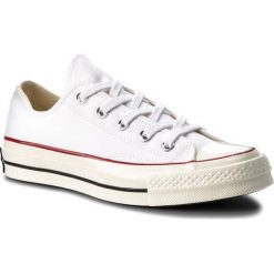 Trampki CONVERSE - Ctas 70 Ox 149448C White/Red/Black. Białe półbuty damskie marki Converse, bez wzorów, z gumy, bez zapięcia. W wyprzedaży za 259,00 zł.