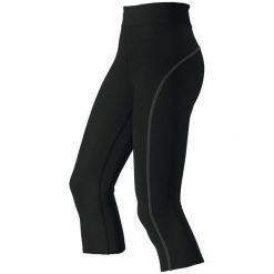 Legginsy sportowe damskie: Odlo Legginsy Tights 3/4 SHANA – 347331 – 347331/15000/XS