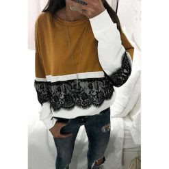 Damska bluza KALA MUSTARD. Żółte bluzki damskie Damska bluza KALA MUSTARD, s, bez wzorów, bez kołnierzyka, bez rękawów. W wyprzedaży za 59,00 zł.