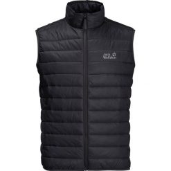 Jack Wolfskin kamizelka męska JWP XXL Black. Czarne kurtki sportowe męskie Jack Wolfskin, xxl, bez wzorów, z włókna, bez kaptura, outdoorowe. Za 441,00 zł.