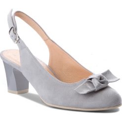 Sandały SERGIO BARDI - Asciano SS127346718GM 209. Szare klapki damskie Sergio Bardi, bez wzorów, ze skóry, bez obcasa, na obcasie. W wyprzedaży za 199,00 zł.