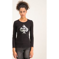 Bluzka Armani Exchange 6GYT93 YJG3Z 1200. Czarne bluzki damskie Armani Exchange, xs, bez wzorów, z bawełny, bez kołnierzyka, bez rękawów. W wyprzedaży za 149,00 zł.