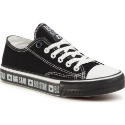 Trampki BIG STAR - FF274235 Black. Czarne półbuty damskie BIG STAR, na co dzień, bez wzorów, z gumy, retro, bez obcasa, na płaskiej podeszwie, bez zapięcia. Za 119,00 zł.