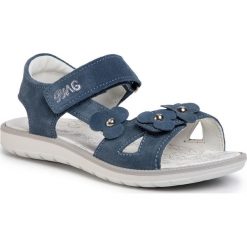 Sandały PRIMIGI - 5385122 D Azzurro. Niebieskie sandały dziewczęce Primigi, ze skóry, bez zapięcia. Za 249,00 zł.