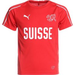 Puma SCHWEIZ Koszulka reprezentacji puma red. Czerwone t-shirty damskie Puma, z poliesteru. Za 149,00 zł.