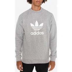 Adidas Originals Trefoil Warm-Up Crew Bluza Szary. Szare bluzy męskie adidas Originals, s, z haftami, z bawełny, bez kołnierzyka, bez rękawów, bez kaptura. Za 261,95 zł.