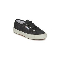 Buty Superga 2750LAMEW. Czarne trampki i tenisówki damskie Superga, bez wzorów, bez zapięcia. Za 303,20 zł.