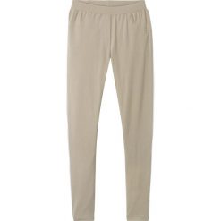 Legginsy z paskami z boku nogawki bonprix piaskowy. Brązowe spodnie dziewczęce bonprix, w paski, wizytowe. Za 44,99 zł.