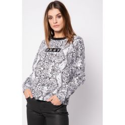 Bluza DKNY DP9T7089. Szare bluzy damskie DKNY, s, bez wzorów, z bawełny, bez rękawów, bez kaptura. W wyprzedaży za 239,00 zł.