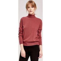 Kaszmirowy sweter w kolorze czerwonym. Czerwone swetry damskie ZOCHA, s, z kaszmiru. W wyprzedaży za 299,95 zł.