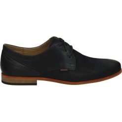 Derby męskie: Półbuty męskie - 4770V1 NA BLU