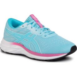 Buty ASICS - Gel-Excite 7 Gs 1014A084 Ocean Decay/Aquarium 404. Niebieskie buty sportowe damskie Asics, bez wzorów, ze skóry ekologicznej, sportowe, do biegania. Za 259,00 zł.