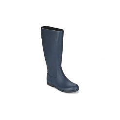 Kalosze Swims STELLA BOOT. Niebieskie kalosze damskie Swims, bez wzorów. W wyprzedaży za 319,20 zł.
