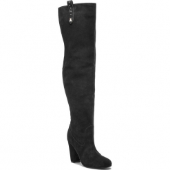 Muszkieterki PATRIZIA PEPE - 2V8276/A4M9-K103 Nero. Czarne buty zimowe damskie marki Patrizia Pepe, ze skóry, na obcasie. Za 2289,00 zł.